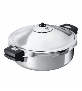 Duromatic Hotel Pressure Cooker Frying Pan Side Grips - 28cm / 5L